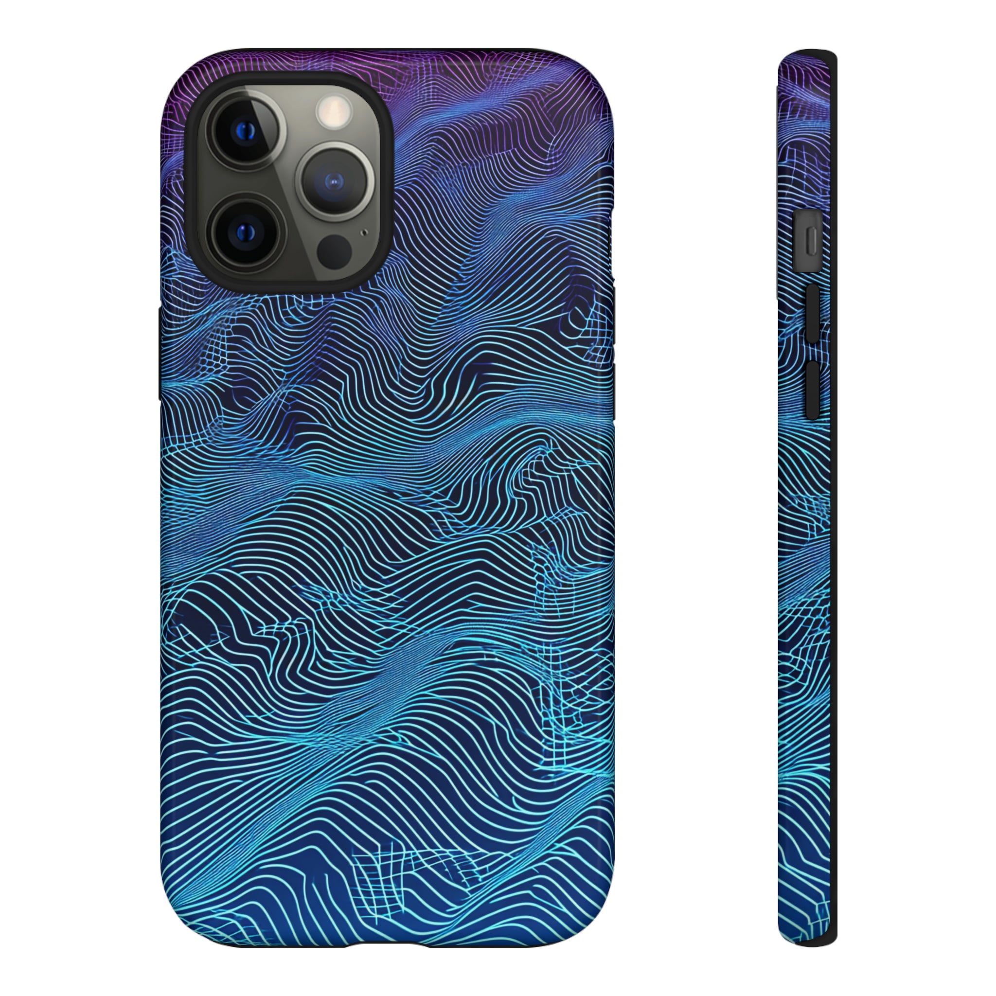 AI Interface: Tech Gradient - Protective Phone Case