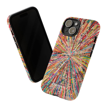 Esplosione di Colori Radianti iPhone 15 - Tough