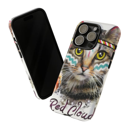 Red Cloud Cat - Protective Phone Case