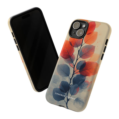 Ethereal Leaf Harmony iPhone 15 - Tough Phone Case