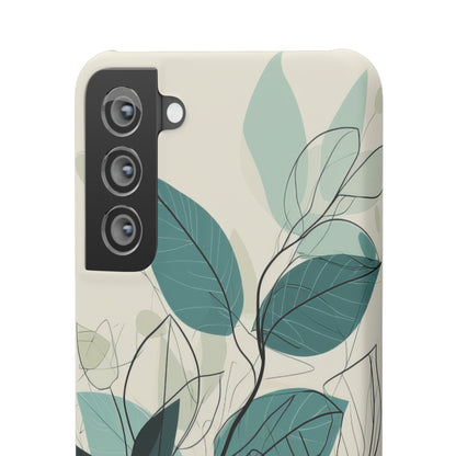 Teal Tranquility | Slim Phone Case for Samsung