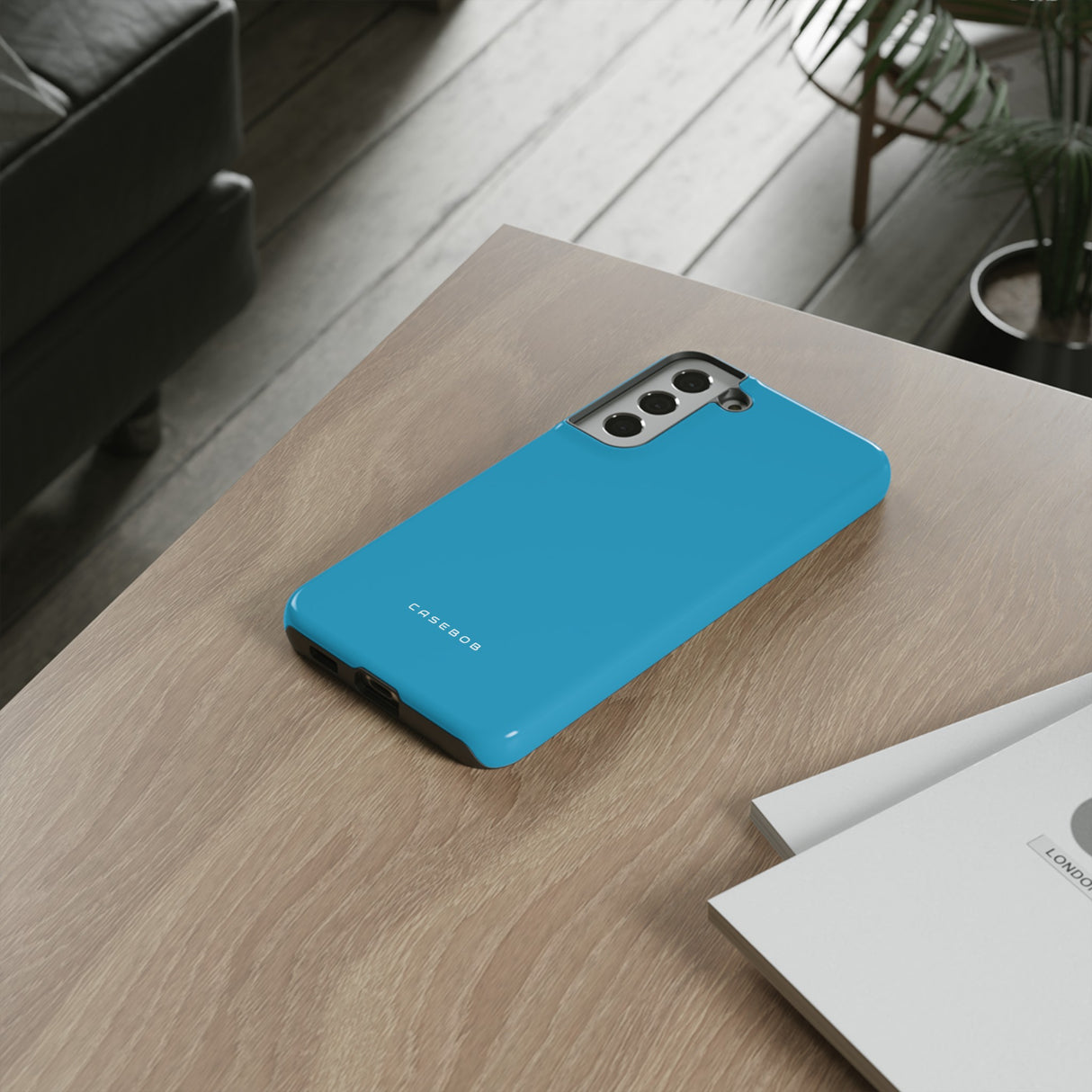 Bright Cerulean - Protective Phone Case