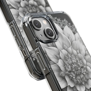 Celestial Mandala Harmony - Phone Case for iPhone (Clear Impact - Magnetic)