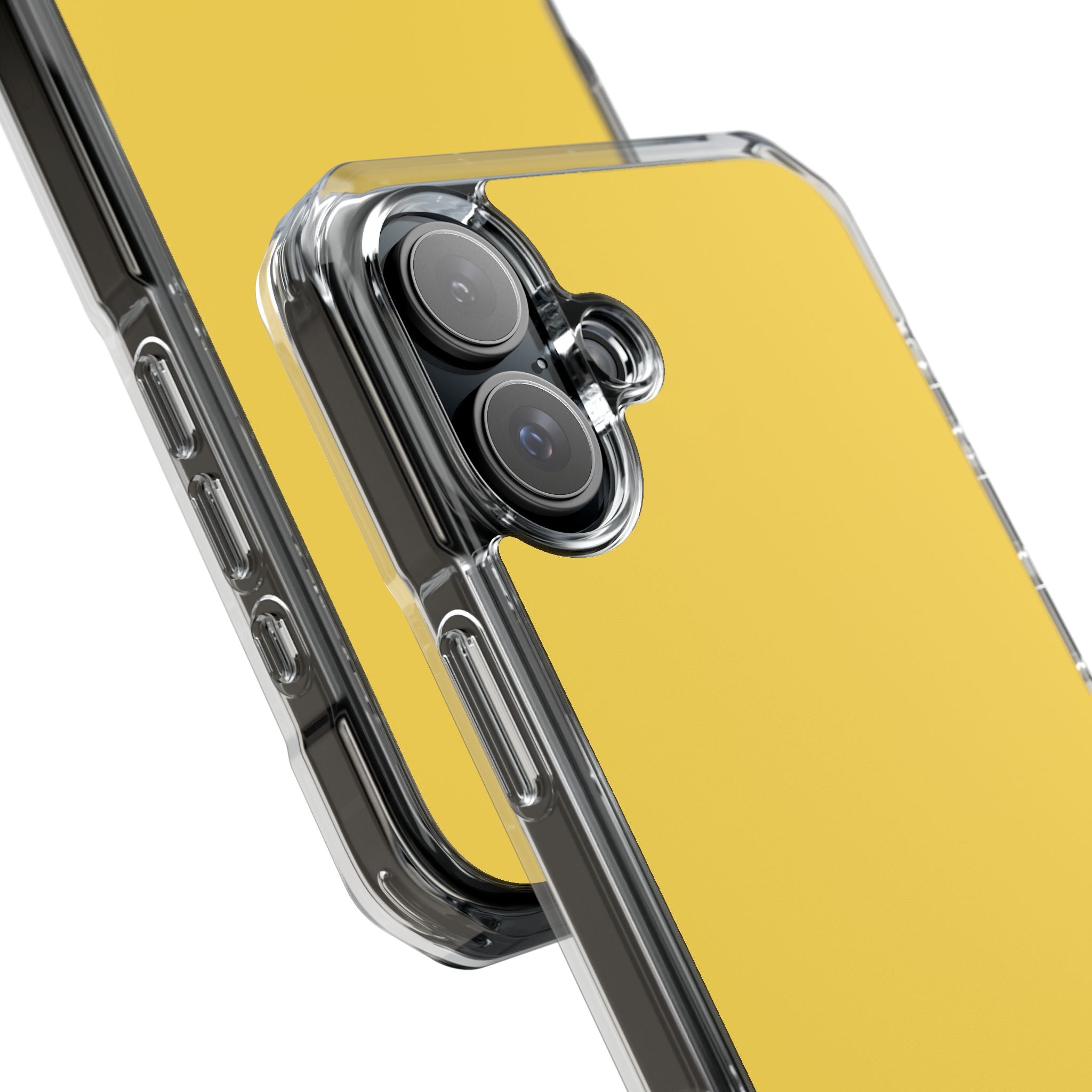 Mustard Yellow - Clear Impact iPhone 16 Phone Case