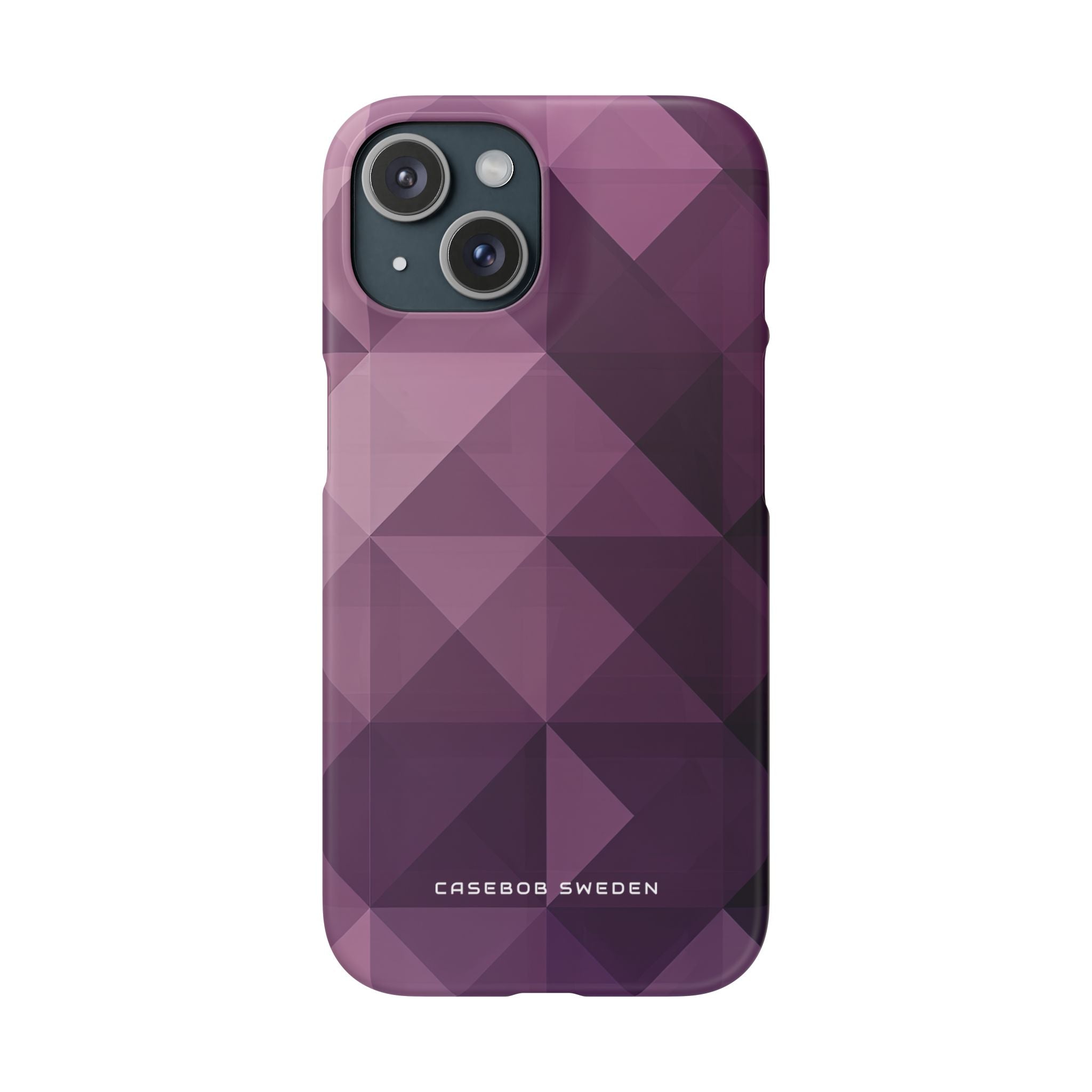 Gradient Purple Mosaic iPhone 15 - Slim Phone Case