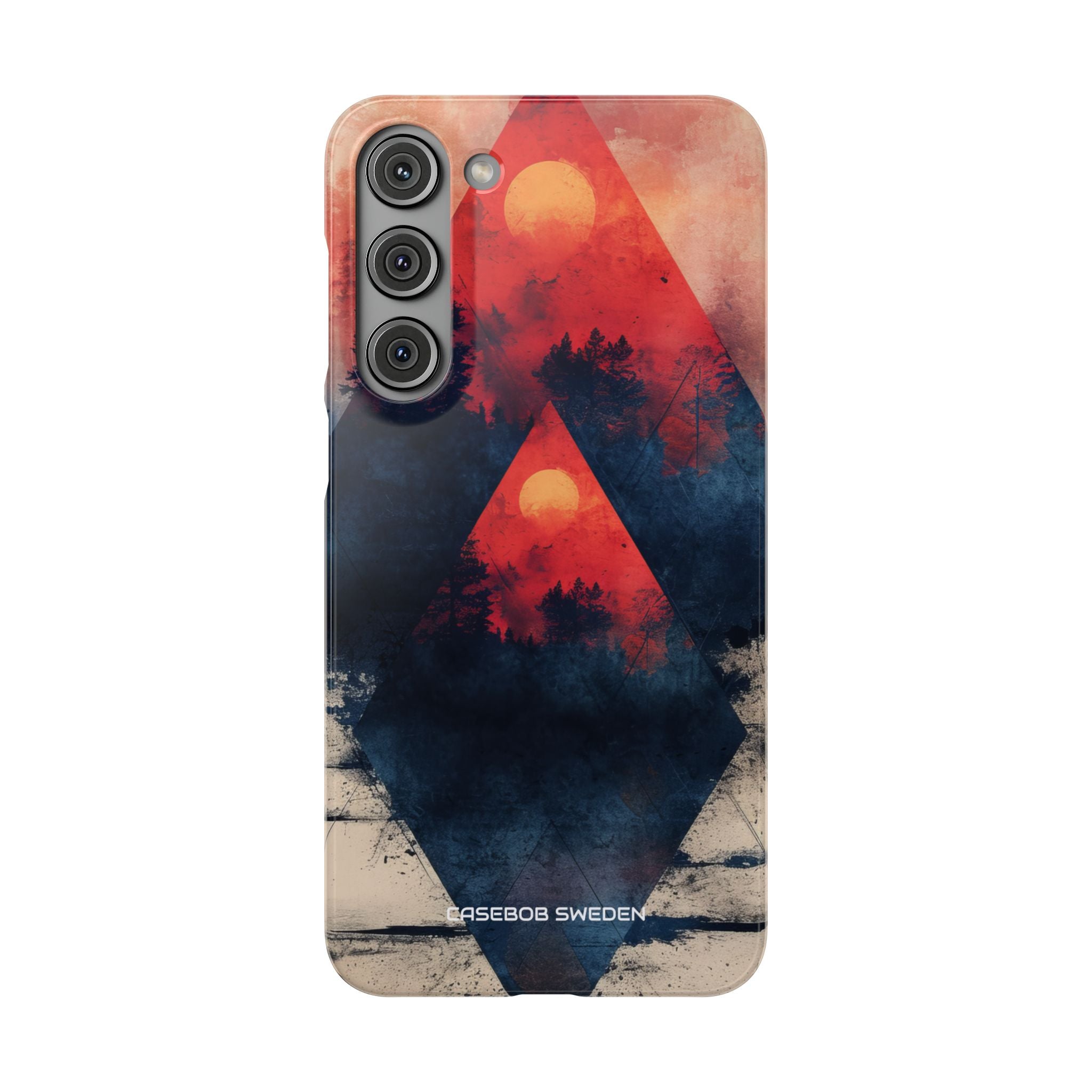 Red Sky Serenity - Slim Samsung S23 Phone Case