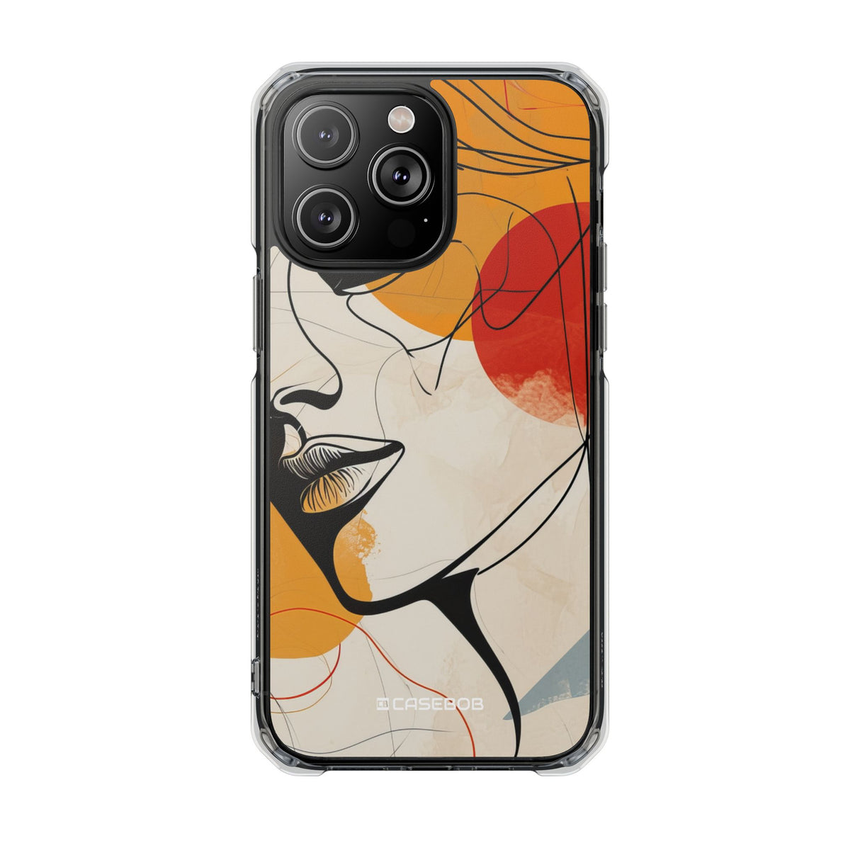 Contemplative Warmth - Phone Case for iPhone (Clear Impact - Magnetic)