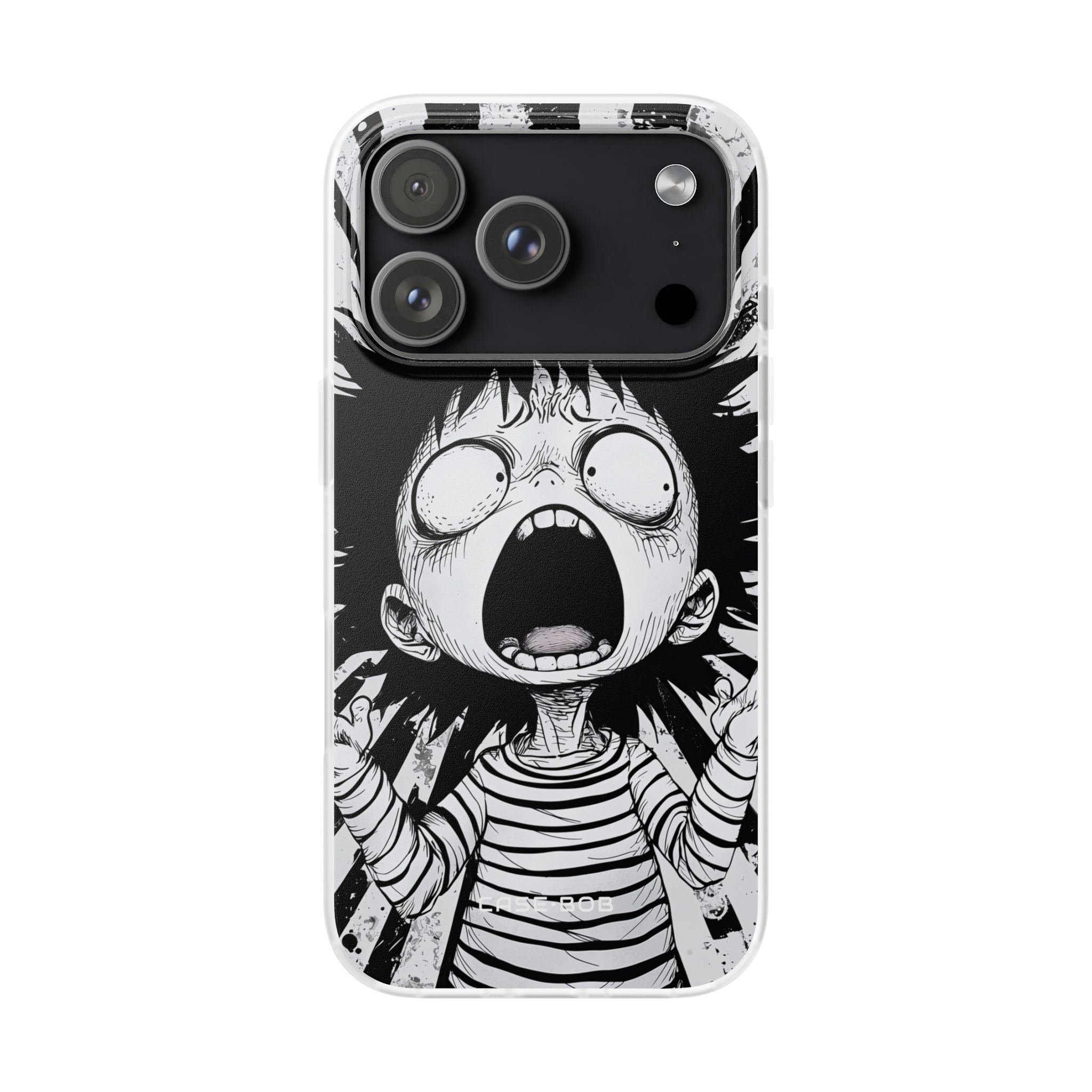 Screaming Stripes iPhone 17 Pro Case - Soft