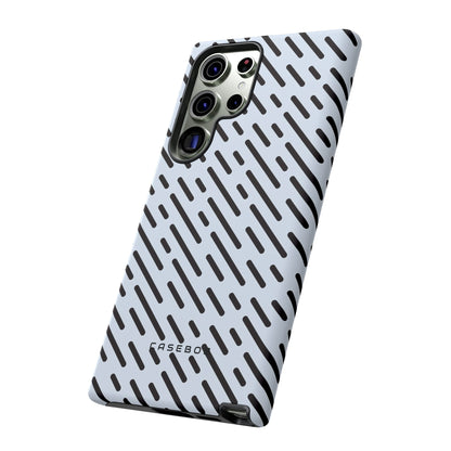 Monochrome Dash - Protective Phone Case