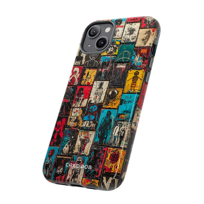 Figured Grid iPhone 14 Plus Case - Tough