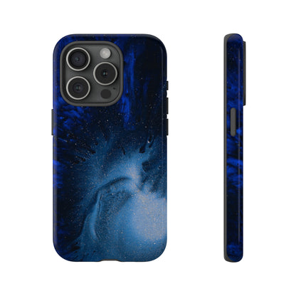 Winter Blue Ink Art - Protective Phone Case