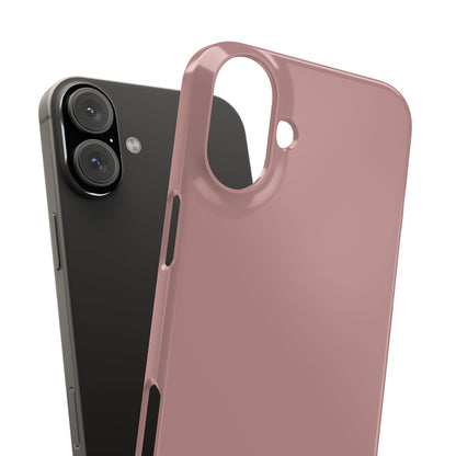 Rosy Brown iPhone 16 - Slim Phone Case