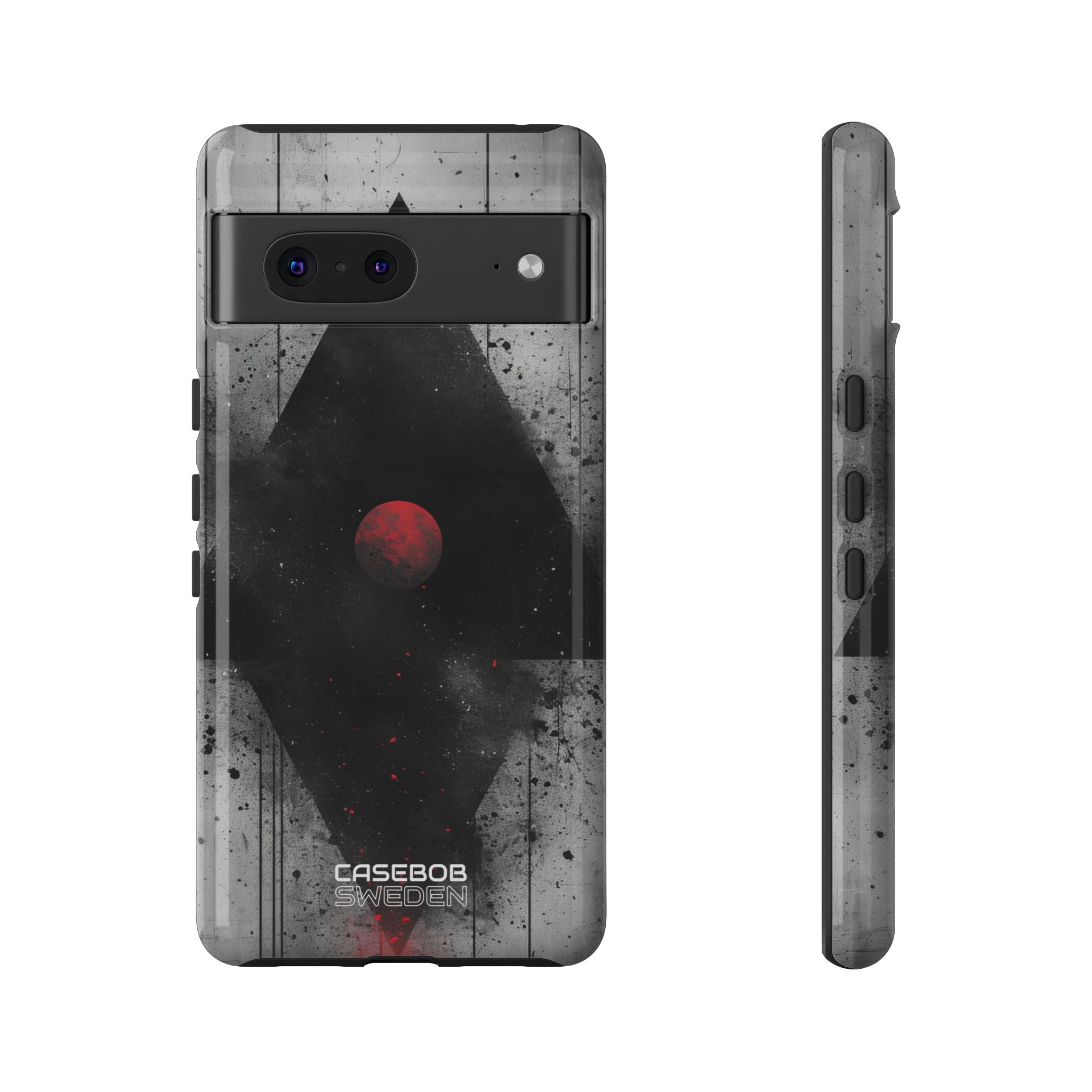 Crimson Core Geometry Google Pixel 7 - Tough