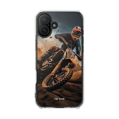 Rider Amidst Desert Fury iPhone Case - Impact