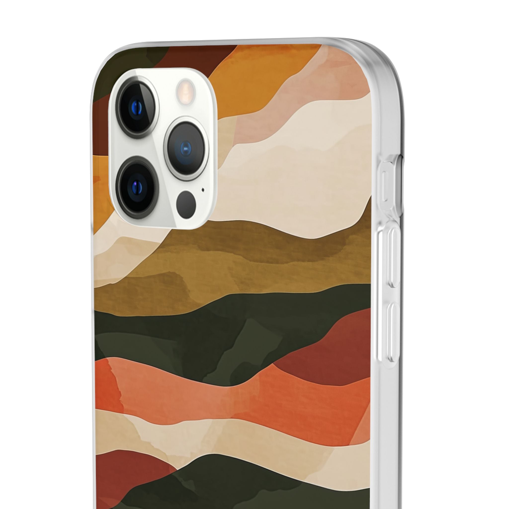 Earth Tone Pattern | Phone Case for iPhone (Flexible Case)