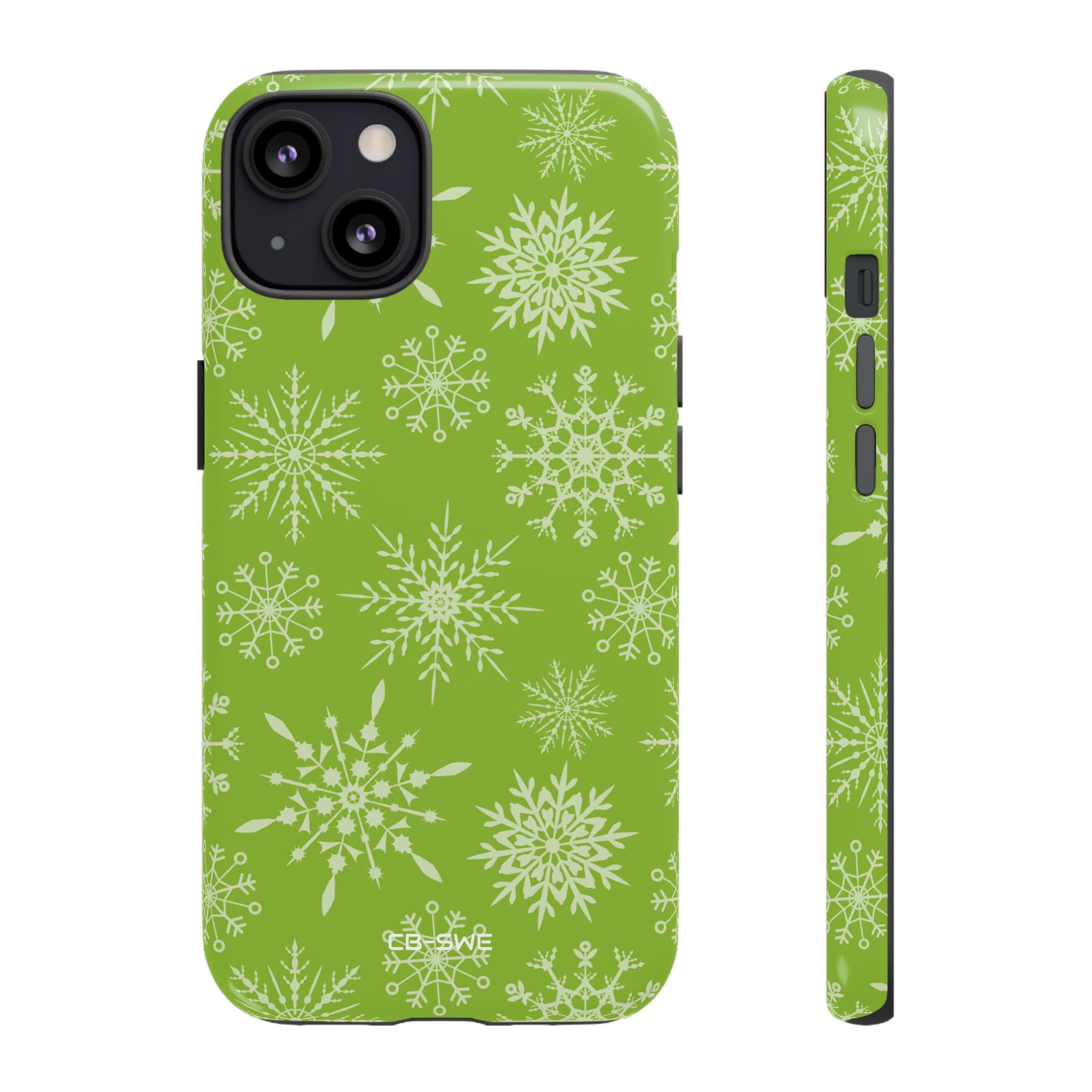 Snowflakes Dance Playfully - iPhone Case