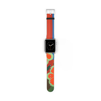 Orange Blossom Mosaic - Watch Band