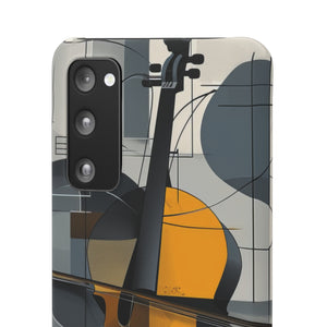 Cello Abstraction | Slim Phone Case for Samsung