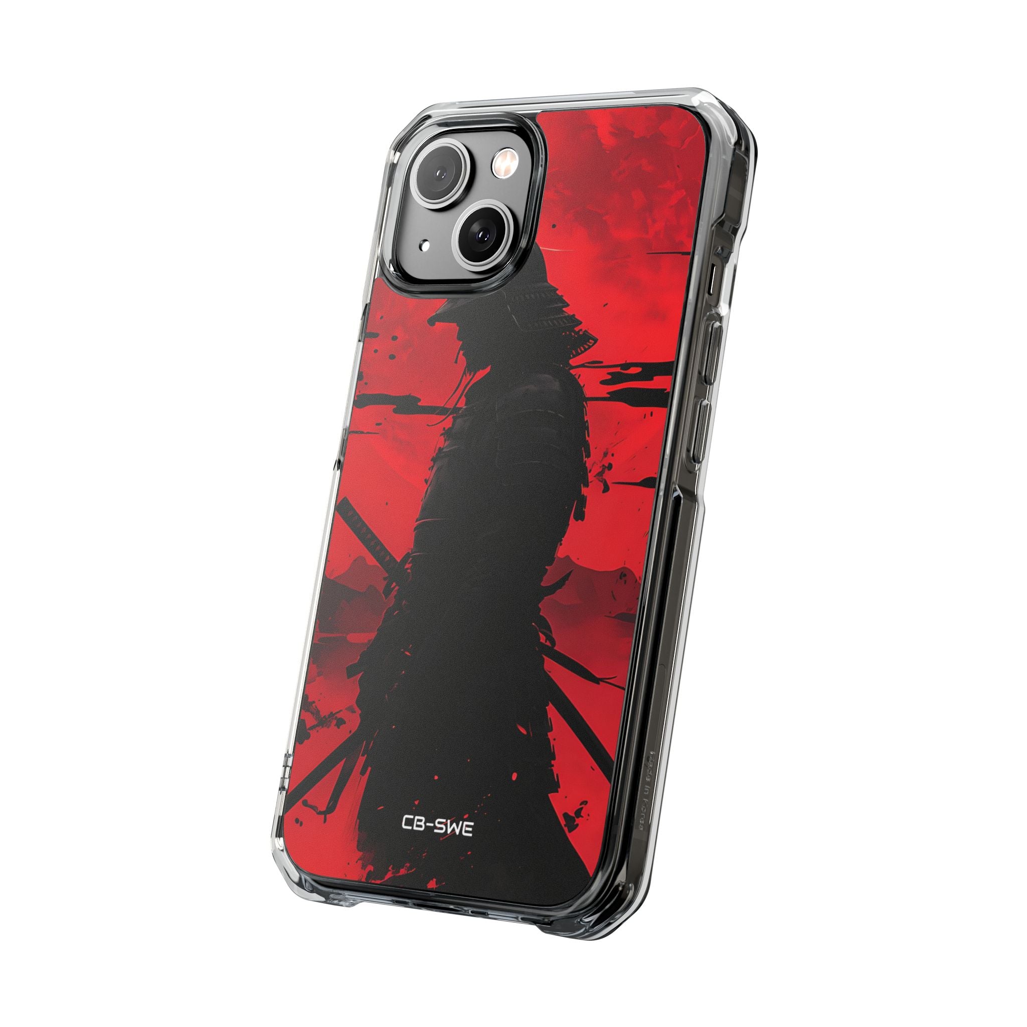 Red Samurai Shadow iPhone Case - Impact