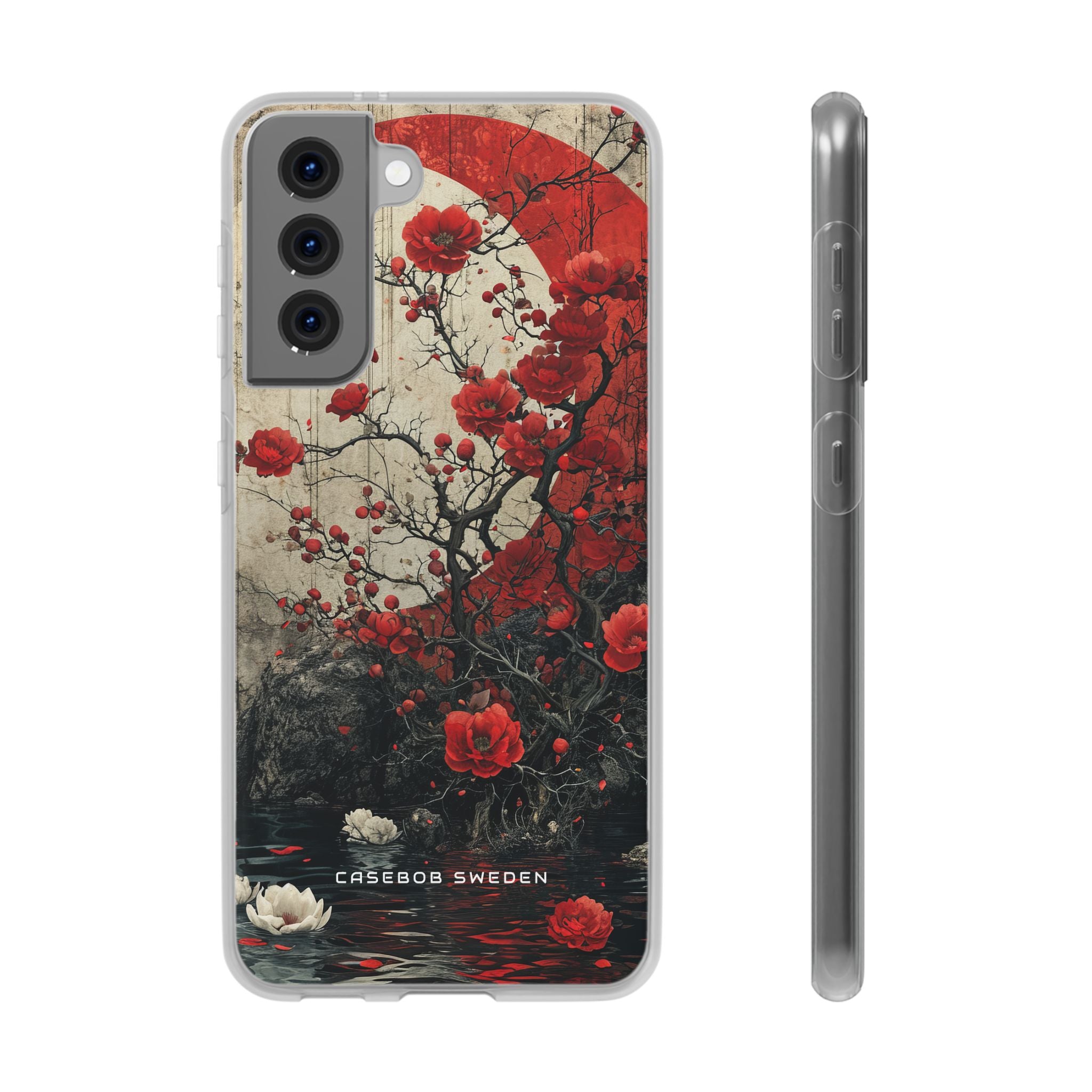 Zen Blossoms in Moonlight Samsung S21 - Flexi Phone Case