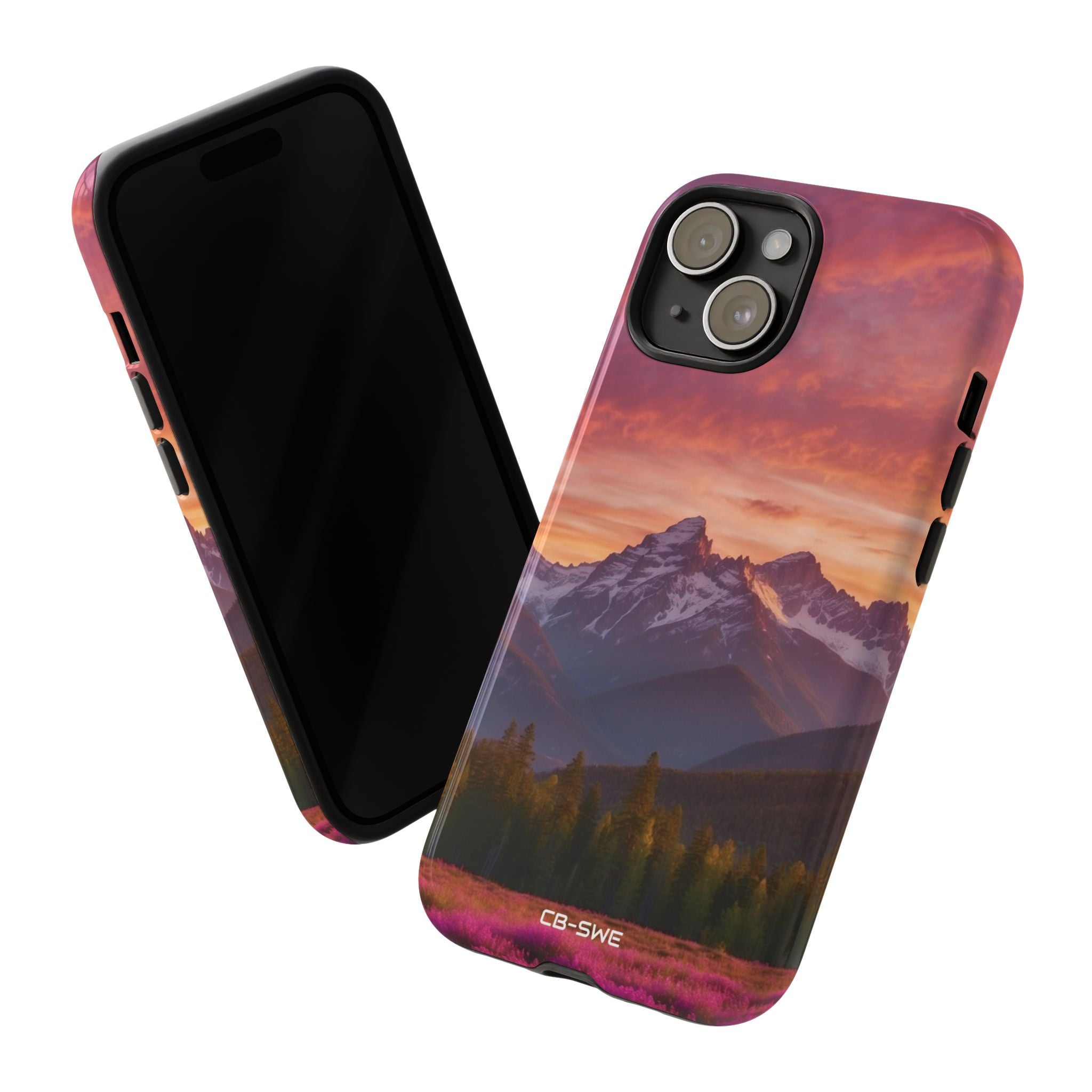 Mountain Peaks Glow - iPhone Case