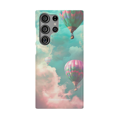 Pastel Balloon Adventure - Slim Samsung S23 Phone Case