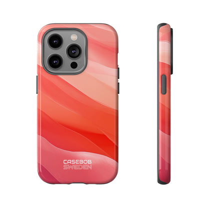 Flowing Coral Waves iPhone 14 - Tough
