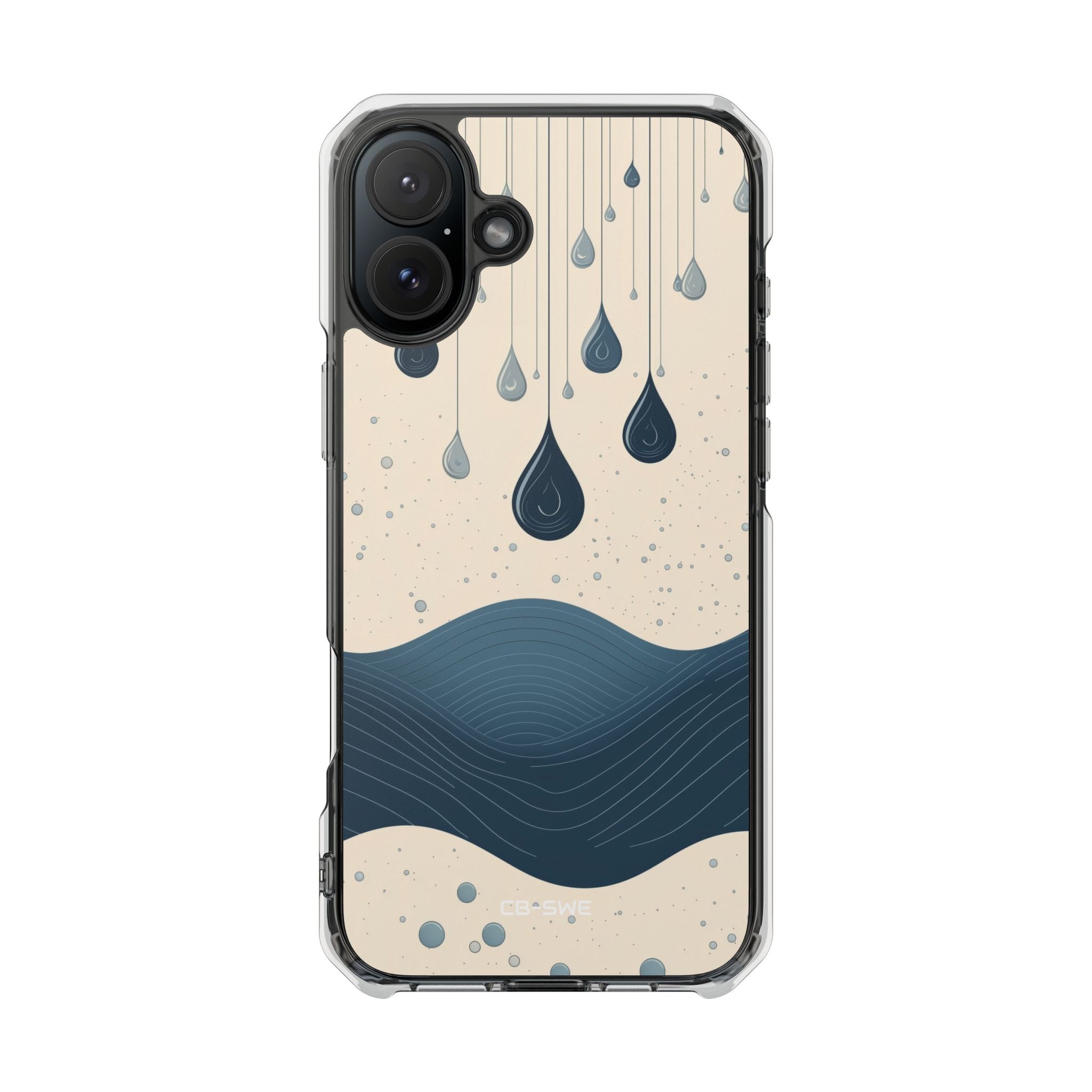 Gentle Waves Flow iPhone Case - Impact