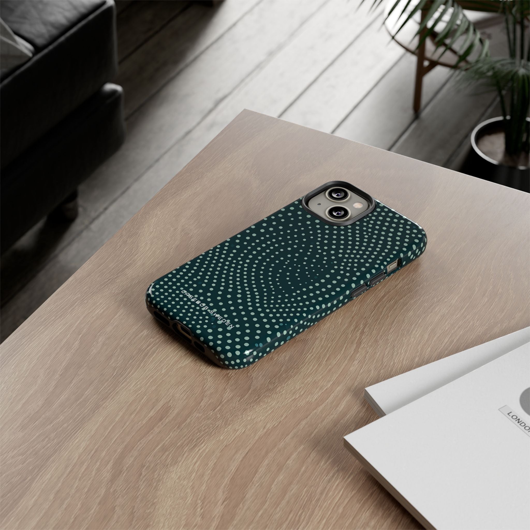 Teal Rippleflow iPhone 14 - Tough Phone Case