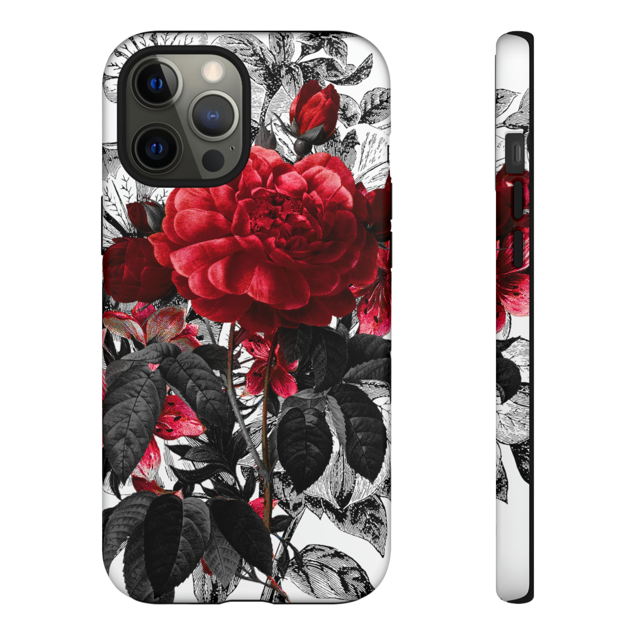 Grunicked Gothic Flower - Protective Phone Case