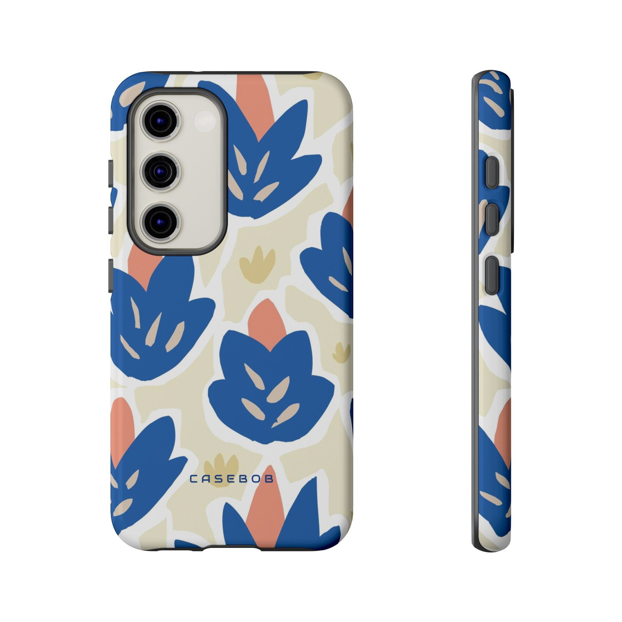 Blue Happy Flower - Protective Phone Case