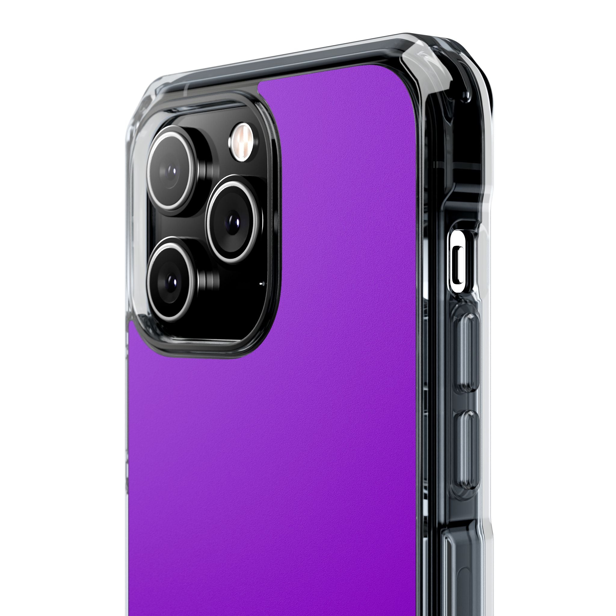 Dark Violet - Clear Impact Case for iPhone