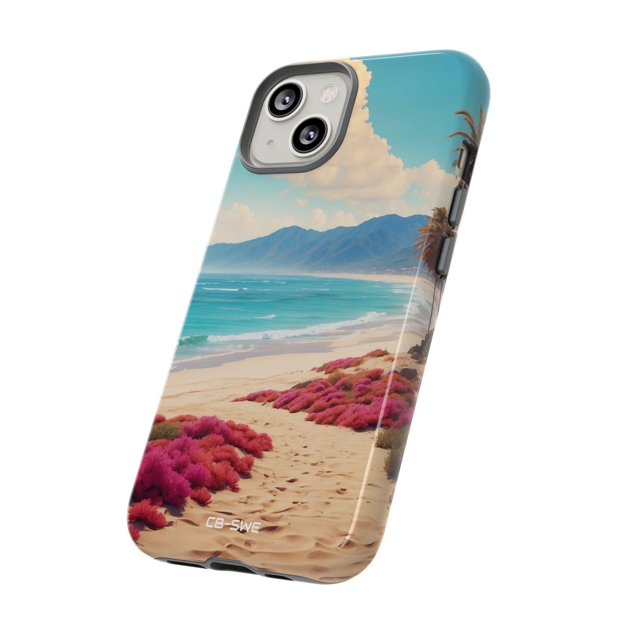 Footprints Trace Sand - iPhone Case
