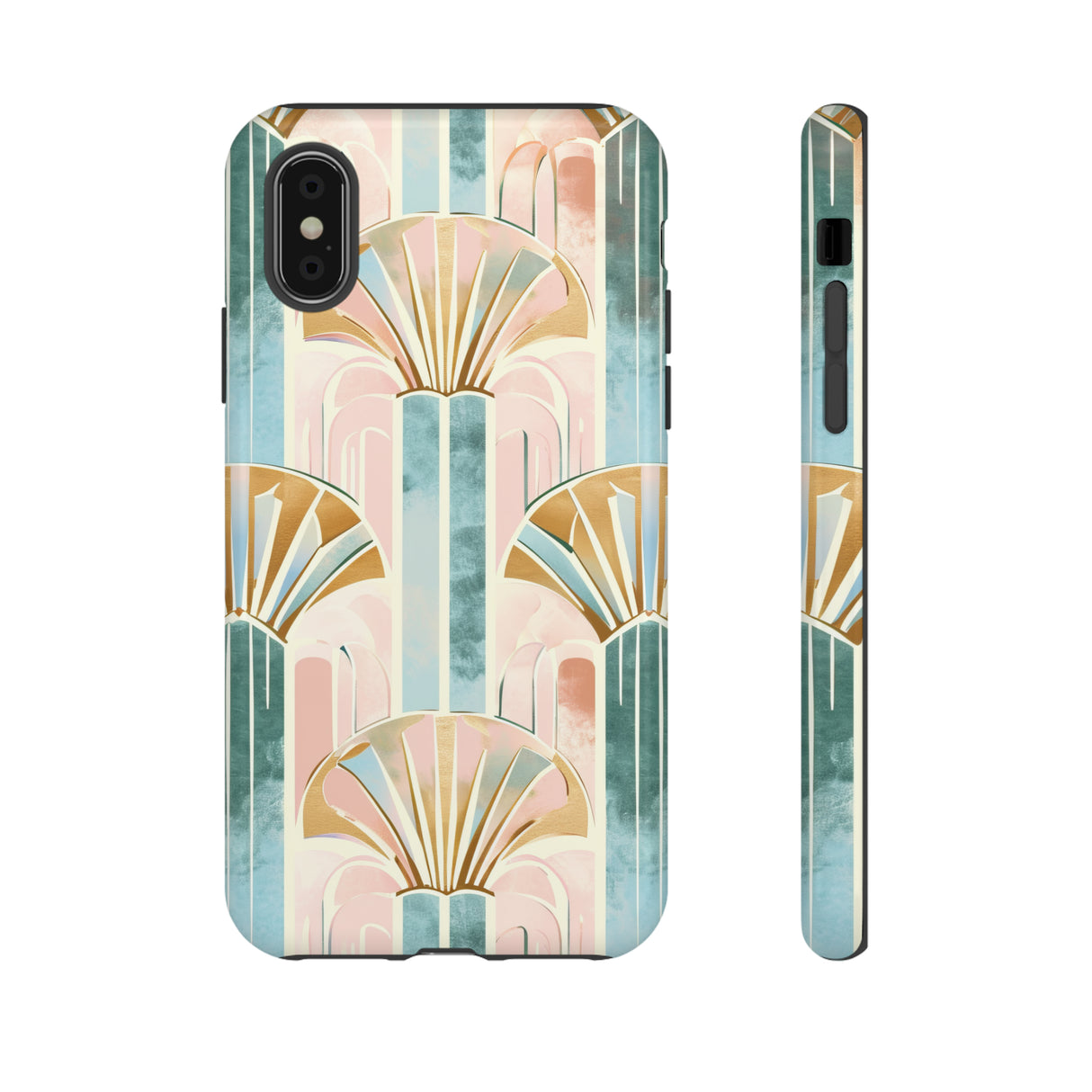 Art Deco Pastel Geometry - Protective Phone Case