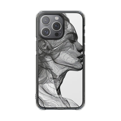 Windswept Woman Lines iPhone 15 - Impact Clear+