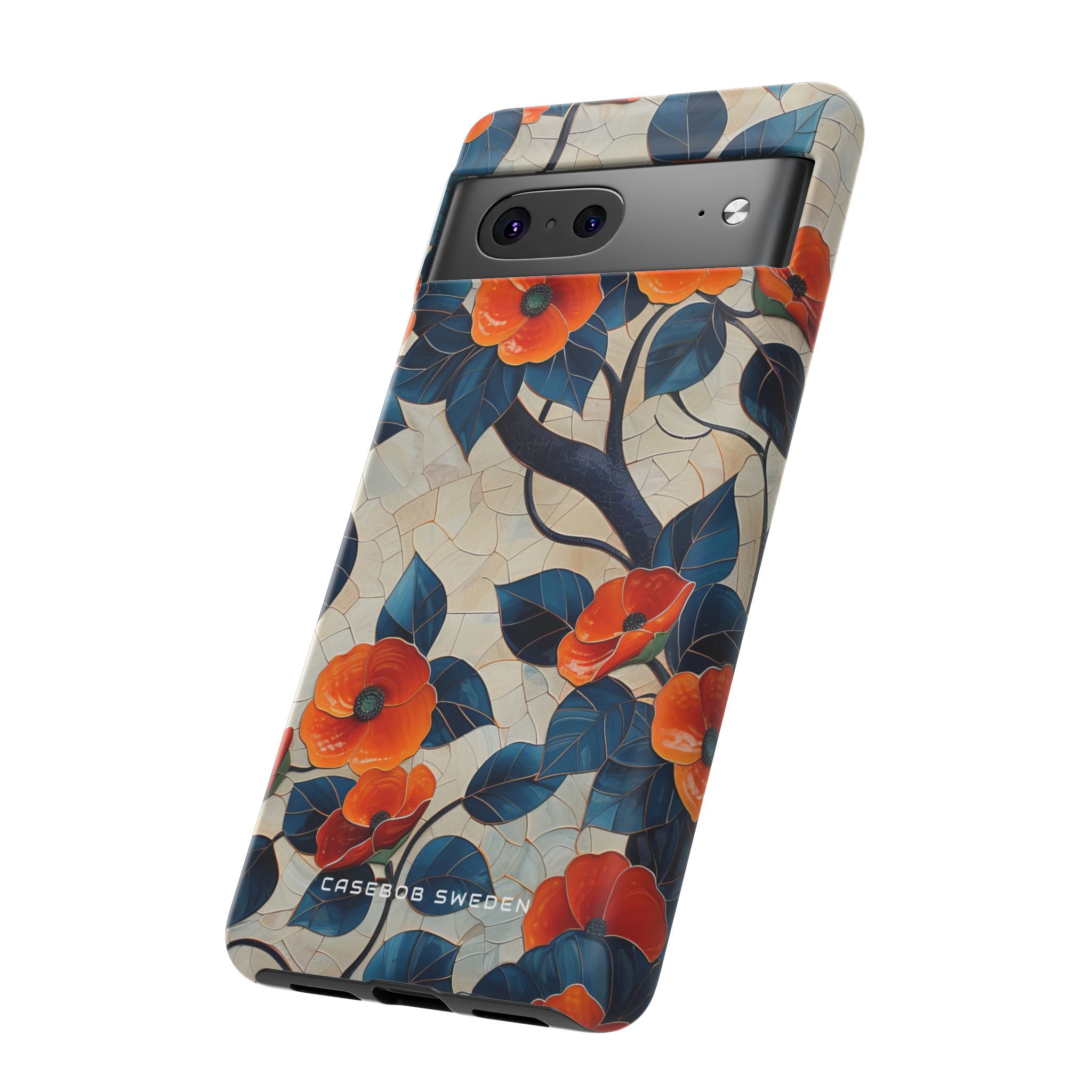 Orange Blossoms Mosaic Harmony Google Pixel 7 - Tough Phone Case