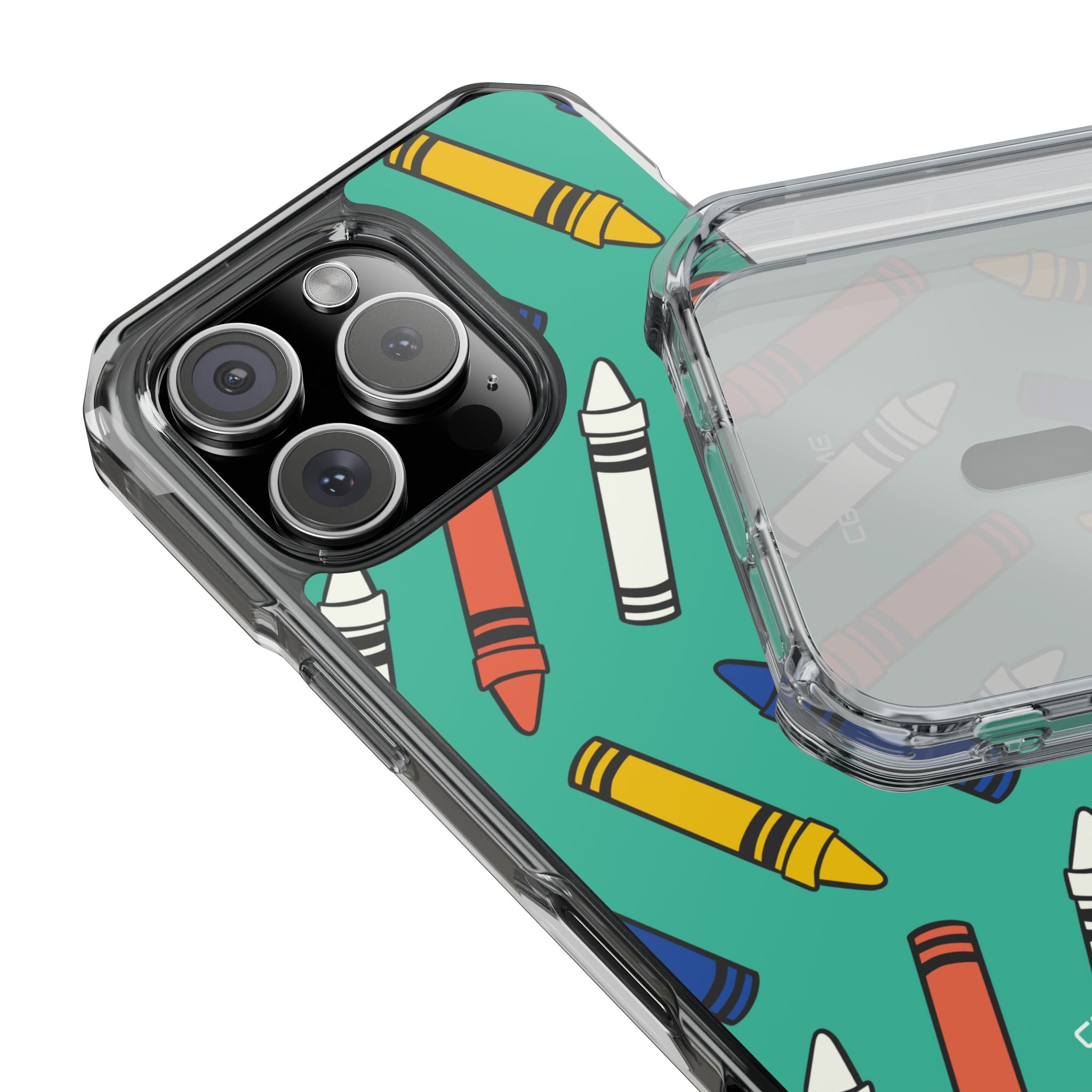 Crayons Dance Playfully iPhone Case - Impact
