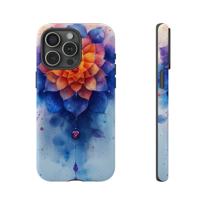 Blue Rose Mandala Serenity - Protective Phone Case