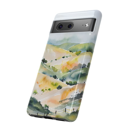 Misty Hills Watercolor - Google Pixel Case