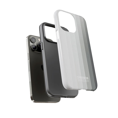 Strisce a gradiente argento iPhone 14 - Tough