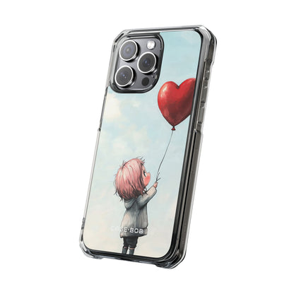 Heart Balloon Glow iPhone 15 Pro Max Case - Impact