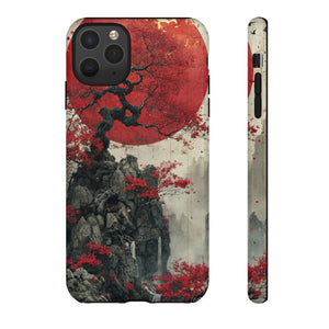 Harmony Cliff Bonsai & Moon - Protective Phone Case