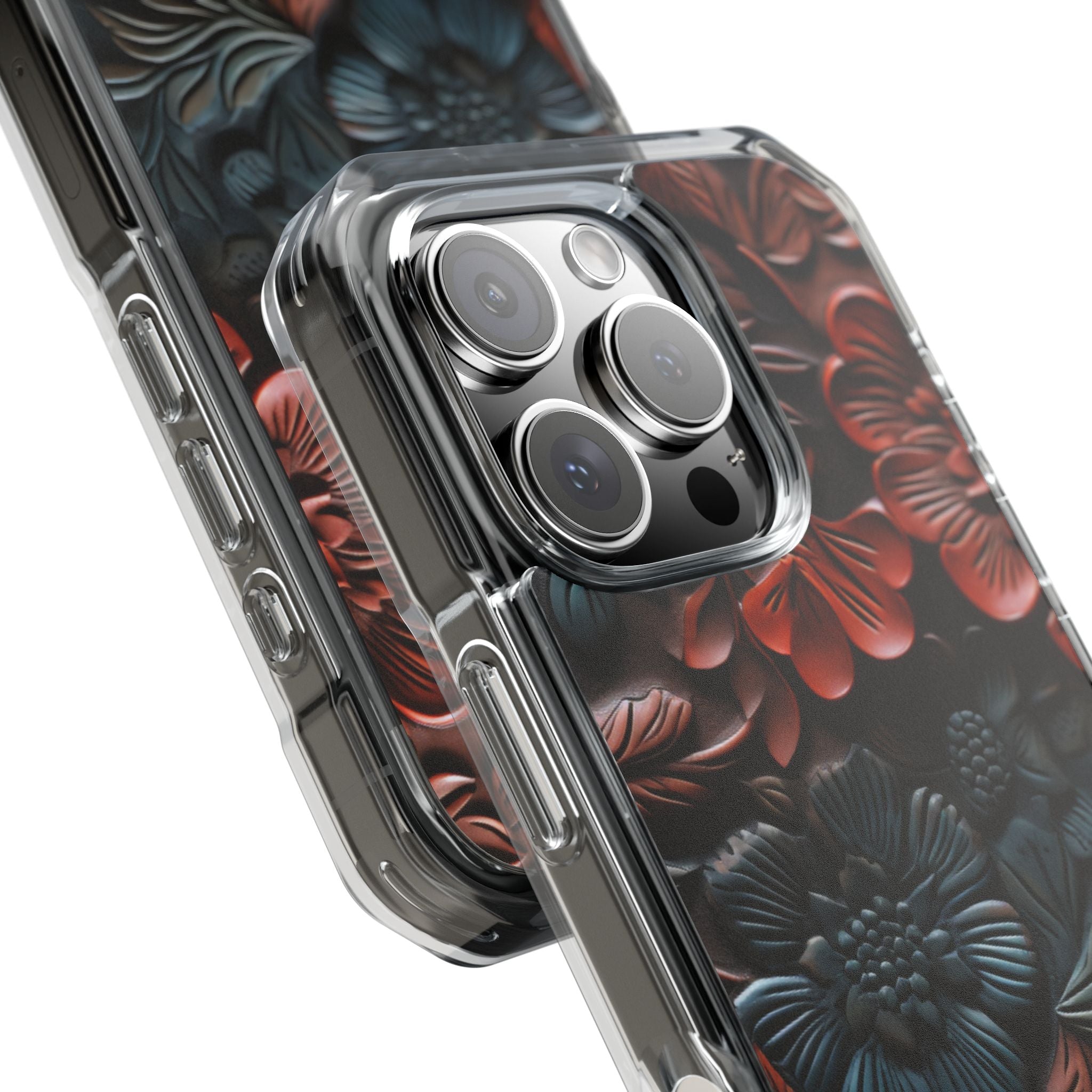 Sculpted Floral Elegance iPhone Case - Impact