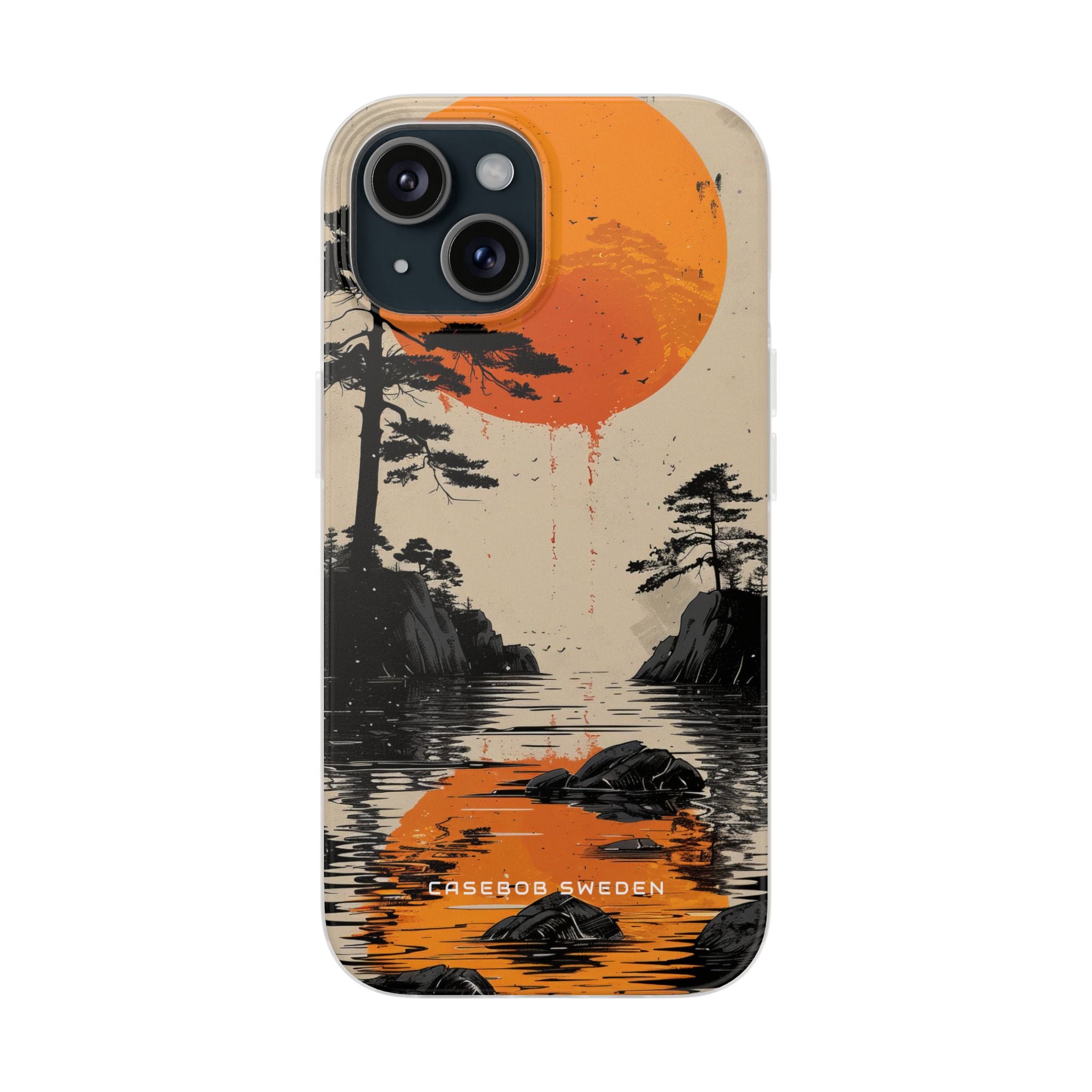 Zen Serenity Sunscape iPhone 15 - Flexi Phone Case