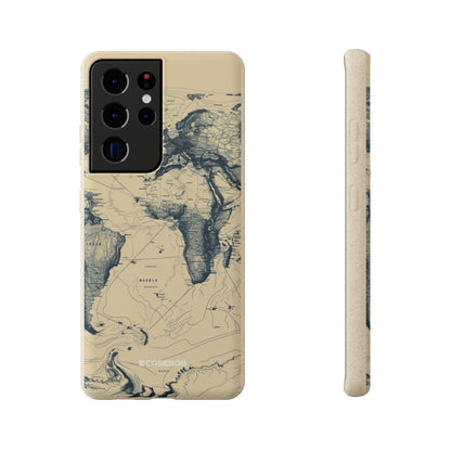 Vintage World Map | Biodegradable Phone Case