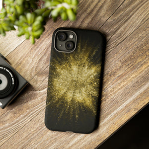 Gold Glitter Background - Protective Phone Case