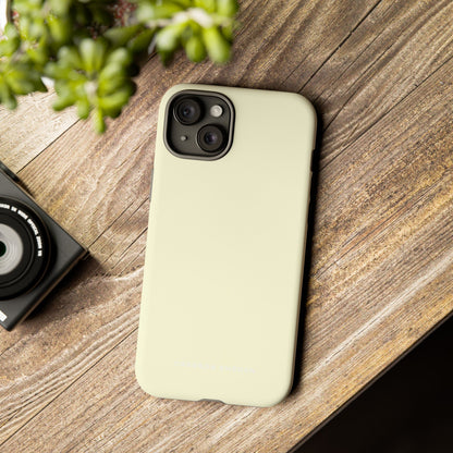 Light Yellow iPhone 15 - Tough Phone Case