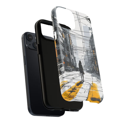 Urban Noir Streetscape iPhone 14 | Tough+ Phone Case