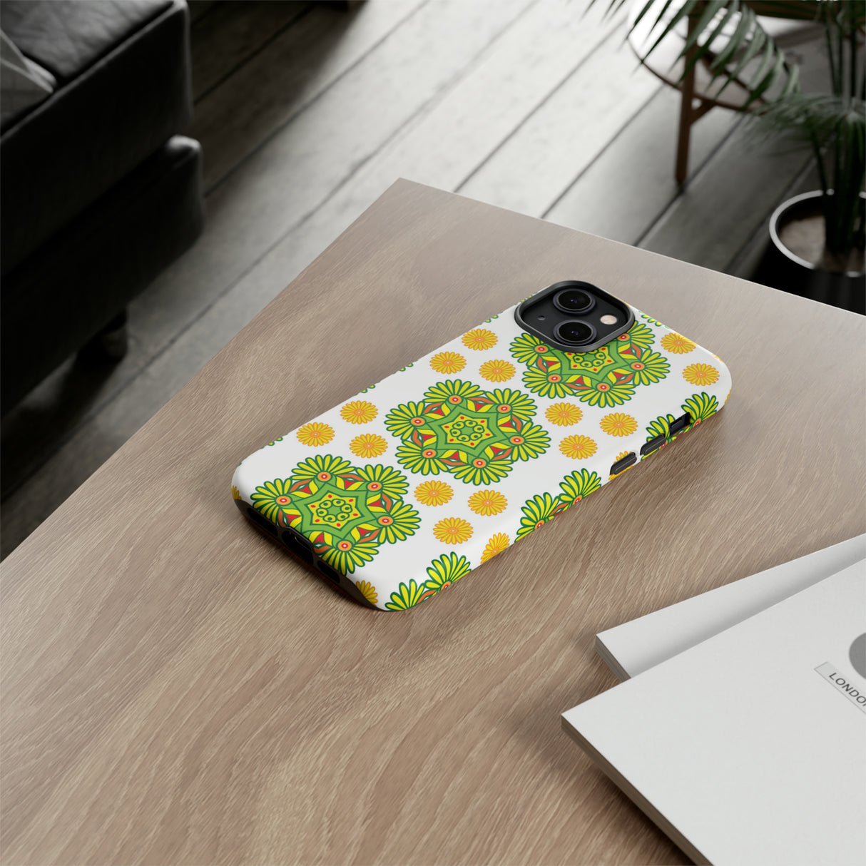 Lime Mandela - Protective Phone Case