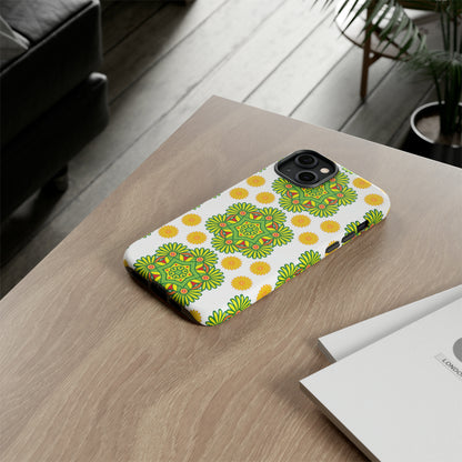 Lime Mandela - Protective Phone Case